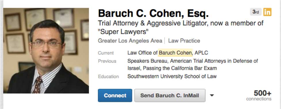 Baruch-Cohen-LinkedIn-Profile