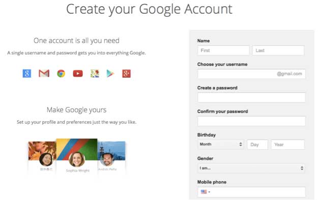 Create-Your-Google-Account