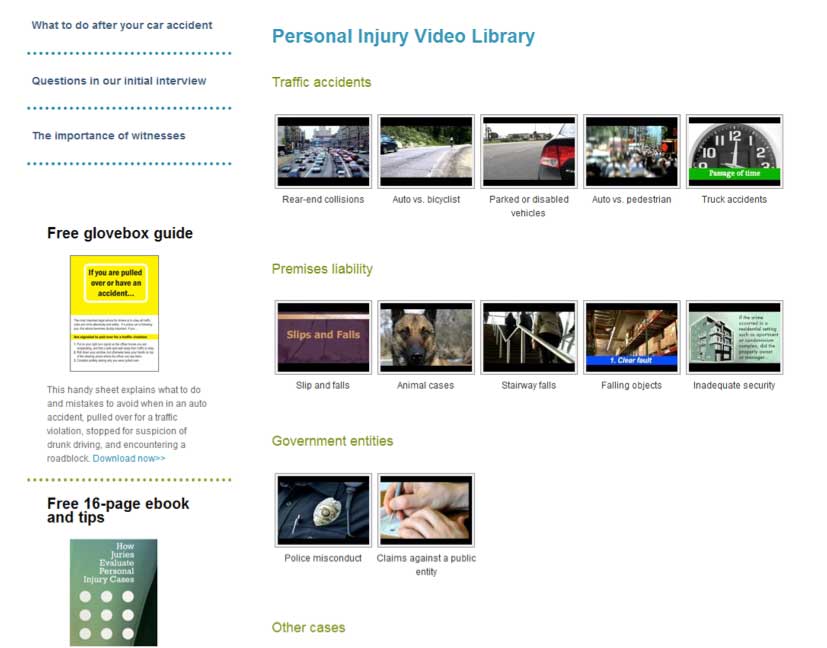 Personal-Injury-Video-Library