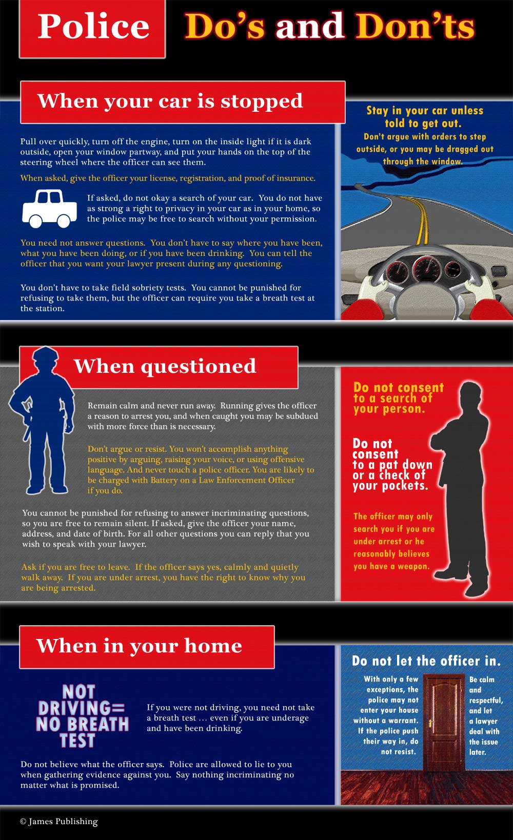 Police Do's And Don'ts