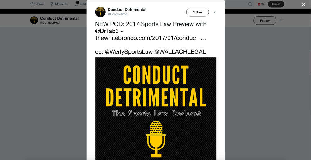 Blogging, Tweeting, and Podcasting Launch This Nashville Sports Law Practice